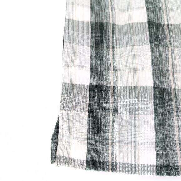 John Blair Mens Plaid Checkered Button Down Short Sleeve Shirt - Size L - GUC - Picture 6 of 10